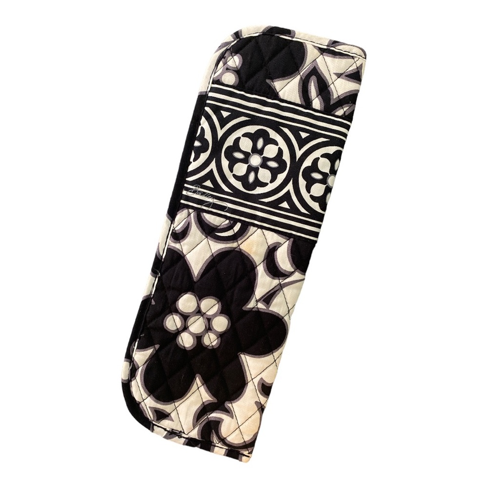 Vera Bradley Retired Opera Pattern Hot Iron Travel Holder Black White and Lilac